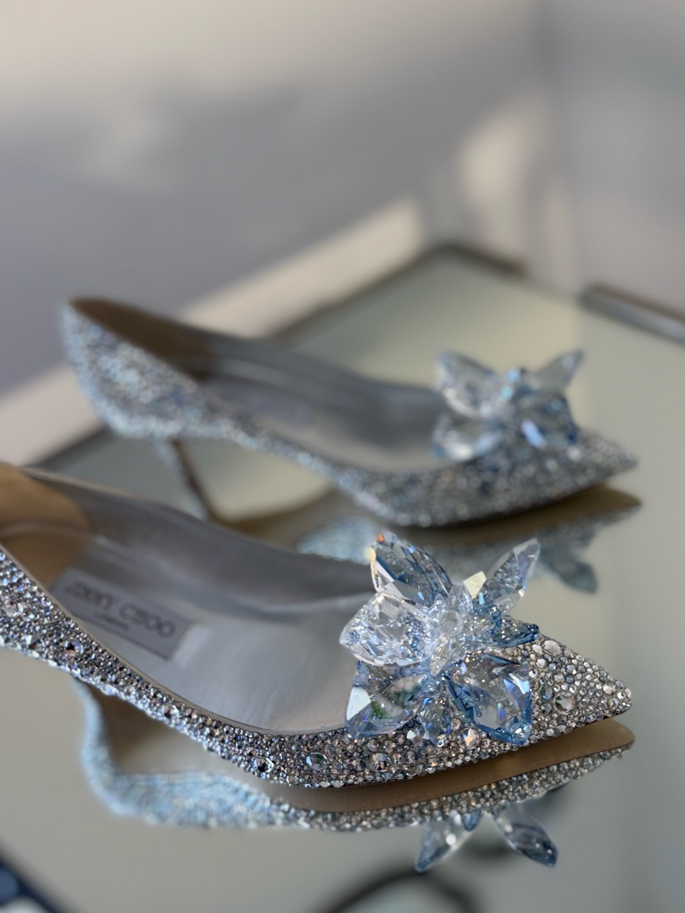 New Jimmy Choo Allure Crystal Covered Pointy Toe Pumps $4,900 38 - Picture 15 of 15